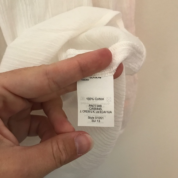 Madewell Boho Tribal White & Neon Embroidered Peasant Blouse Size XS - Picture 8 of 8